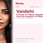 Vaidehi Name Meaning and Details