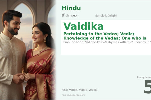 Vaidika Name Meaning — Sanskrit Origin, Gender & Details (2025)