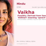 Vaikha Name Meaning and Details