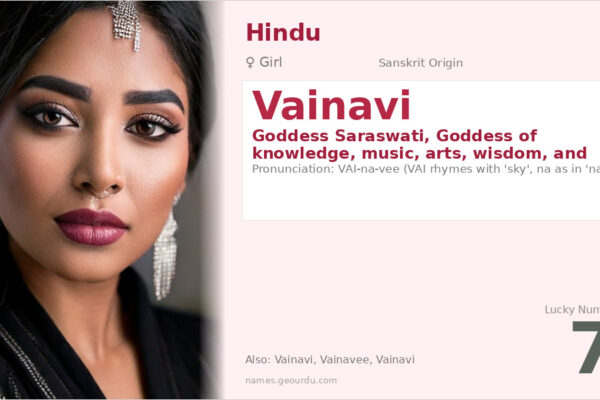 Vainavi Name Meaning — Goddess Saraswati, Origin & Details (2025)