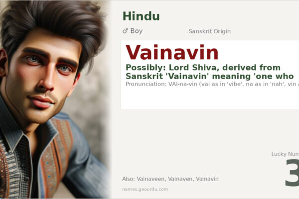 Vainavin Meaning — Origin, Gender & Details (2025)