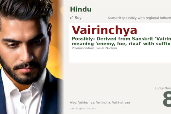 Vairinchya Name Meaning — Origin, Gender & Details (2025)