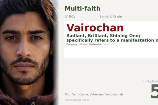 Vairochan Name Meaning — Sanskrit Origin, Buddhist & Hindu Significance (2025)