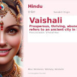 Vaishali Name Meaning and Details