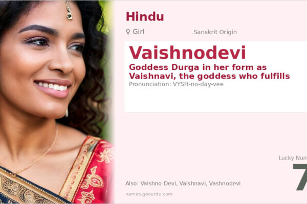Vaishnodevi Meaning — Origin, Gender & Details (2025)