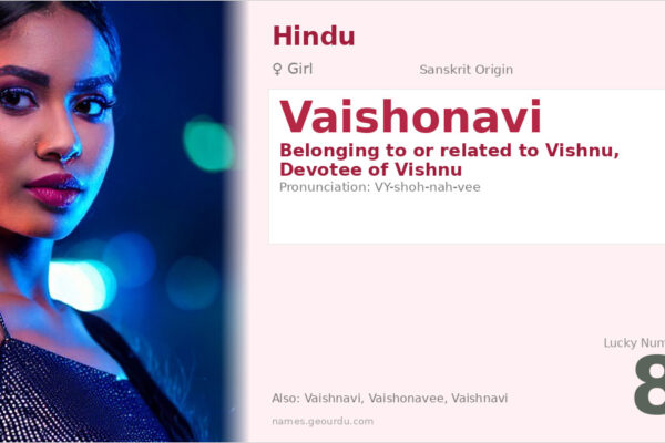 Vaishonavi Meaning — Sanskrit Origin, Girl Name & Details (2025)