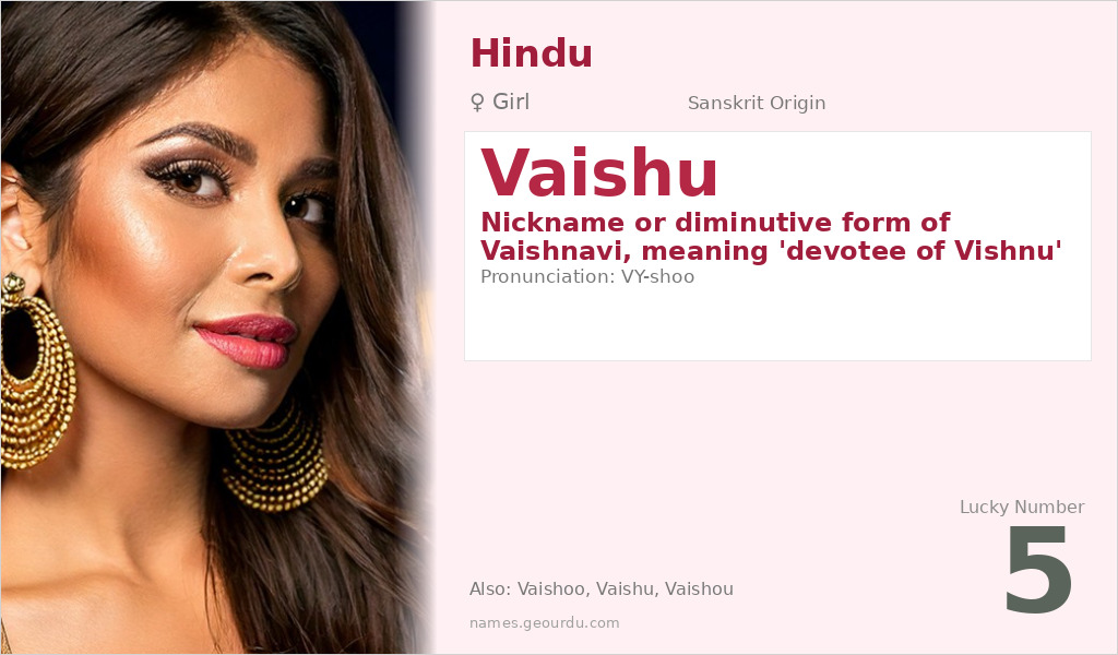 Vaishu Name Meaning and Details