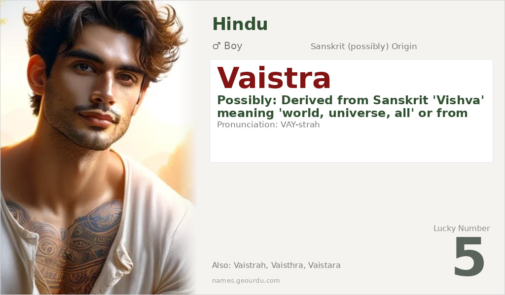 Vaistra Name Meaning and Details