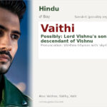 Vaithi Name Meaning and Details