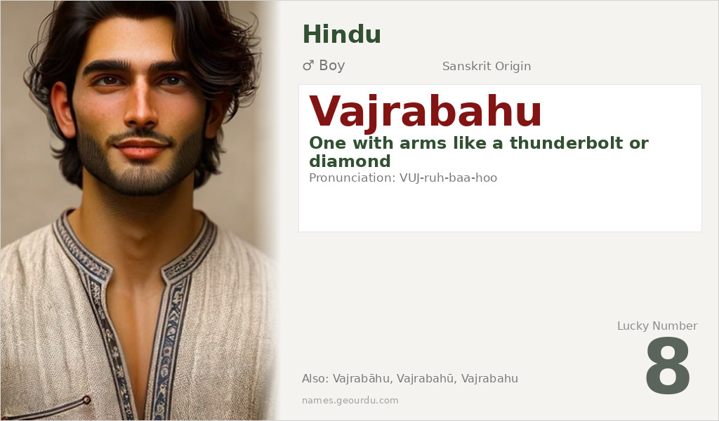 Vajrabahu Name Meaning and Details