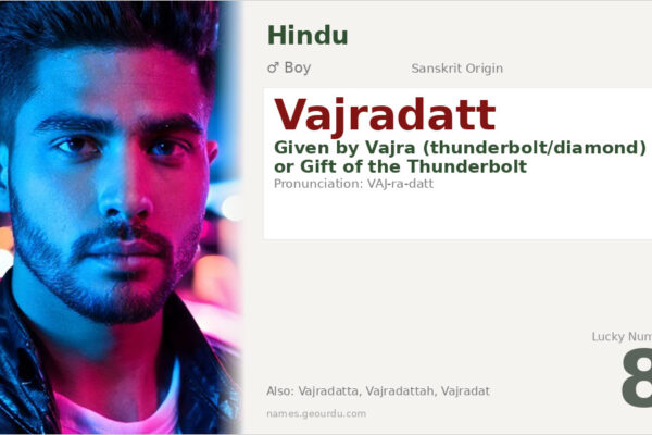 Vajradatt Name Meaning — Sanskrit Origin, Boy Name & Details (2025)