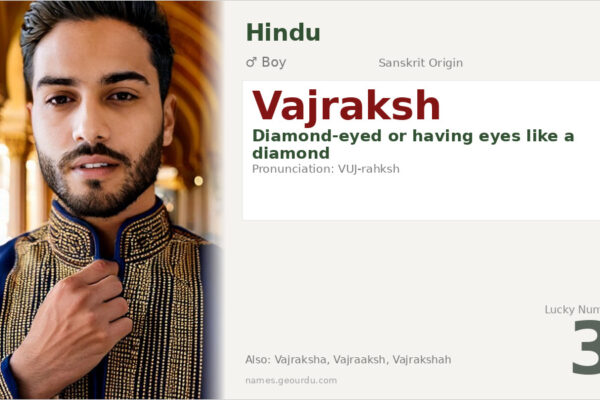 Vajraksh Meaning — Diamond-Eyed Sanskrit Name for Boys (2025)