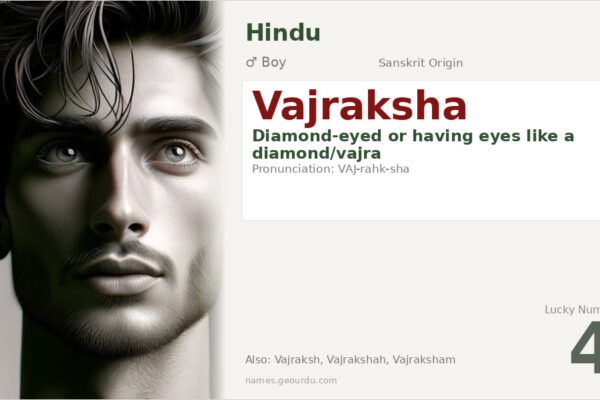 Vajraksha Meaning — Sanskrit Origin, Boy Name & Details (2025)