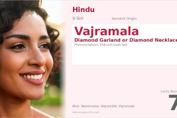 Vajramala Meaning — Sanskrit Origin, Girl Name & Details (2025)