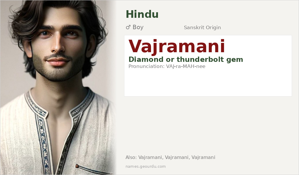 Vajramani Name Meaning and Details
