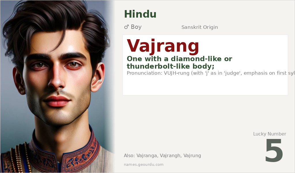 Vajrang Name Meaning and Details