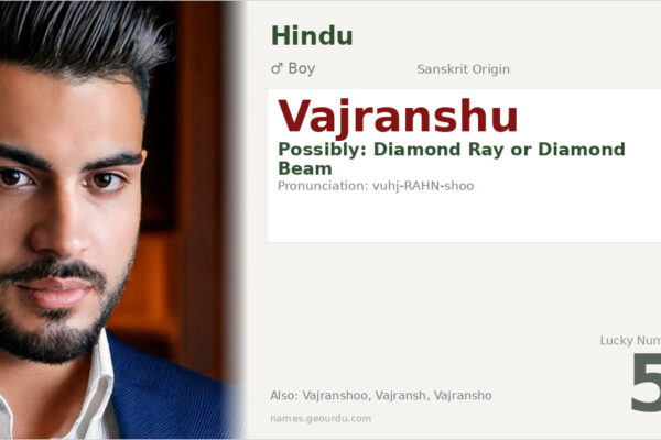 Vajranshu Meaning — Origin, Gender & Details (2025)