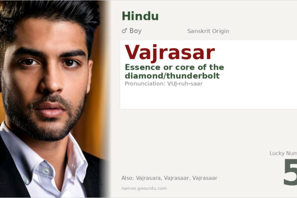 Vajrasar Meaning — Sanskrit Origin, Boy Name & Details (2025)