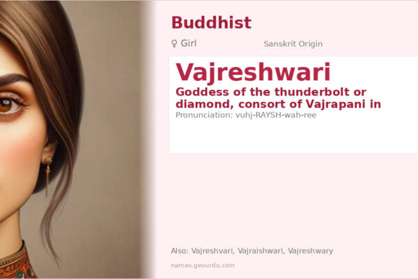 Vajreshwari Name Meaning — Buddhist Origin, Girl Name & Details (2025)