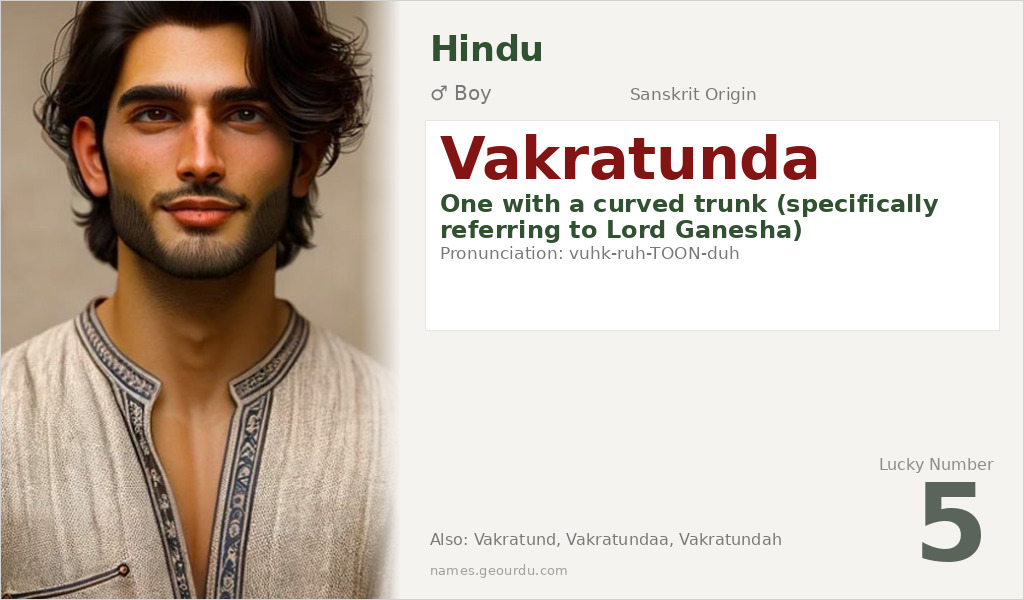 Vakratunda Name Meaning and Details
