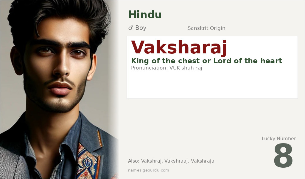 Vaksharaj Name Meaning and Details