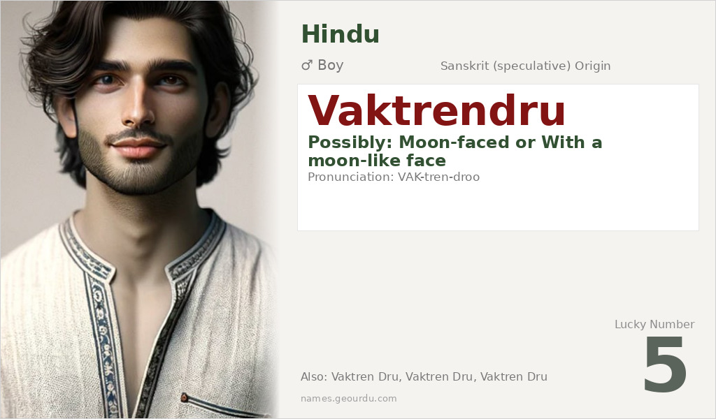 Vaktrendru Name Meaning and Details