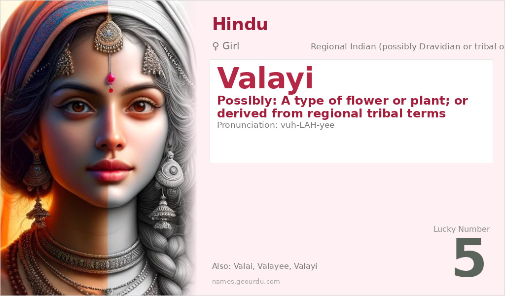 Valayi Name Meaning and Details