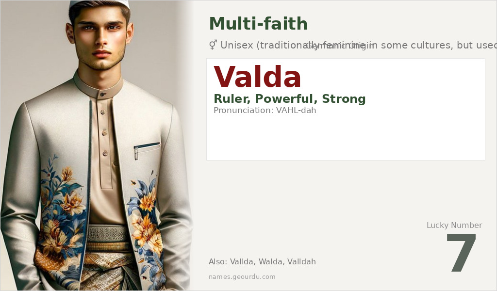 Valda Name Meaning and Details