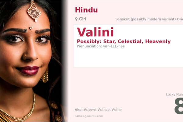 Valini Meaning — Origin, Gender & Details (2025)