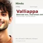 Valliappa Name Meaning and Details