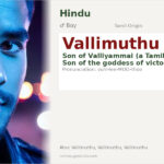 Vallimuthu Name Meaning and Details