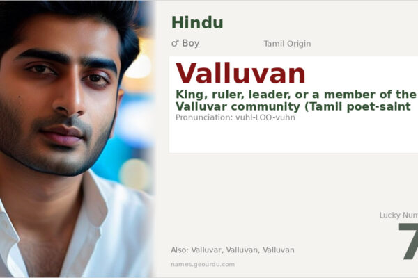 Valluvan Meaning — Tamil Origin, Boy Name & Cultural Significance (2025)