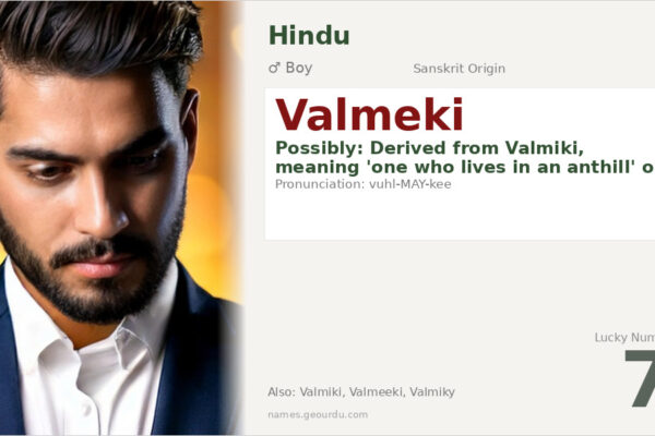 Valmeki Name Meaning — Sanskrit Origin, Boy Name & Details (2025)