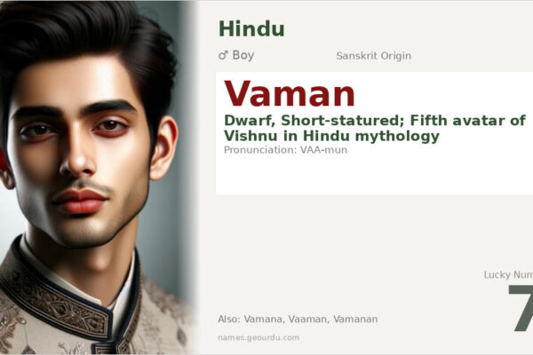 Vaman Name Meaning — Sanskrit Origin, Hindu Mythology & Details (2025)