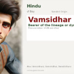 Vamsidhar Name Meaning and Details