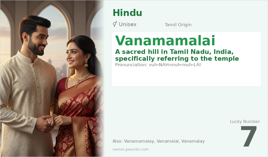 Vanamamalai Name Meaning and Details