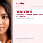 Vanani Name Meaning and Details