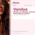 Vandya Name Meaning and Details