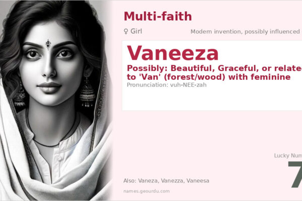 Vaneeza Name Meaning — Origin, Gender & Details (2025)