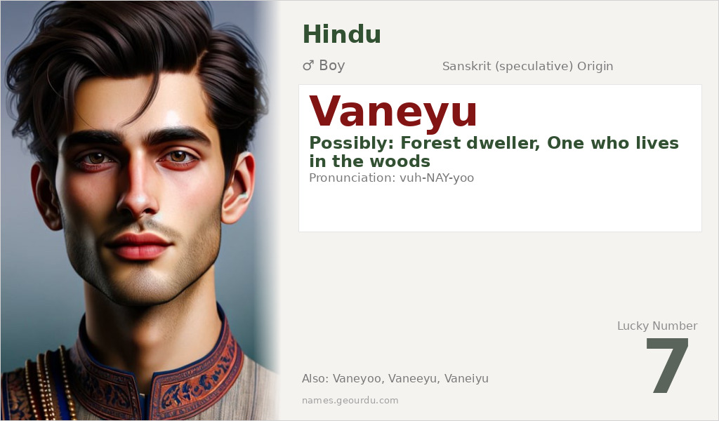 Vaneyu Name Meaning and Details