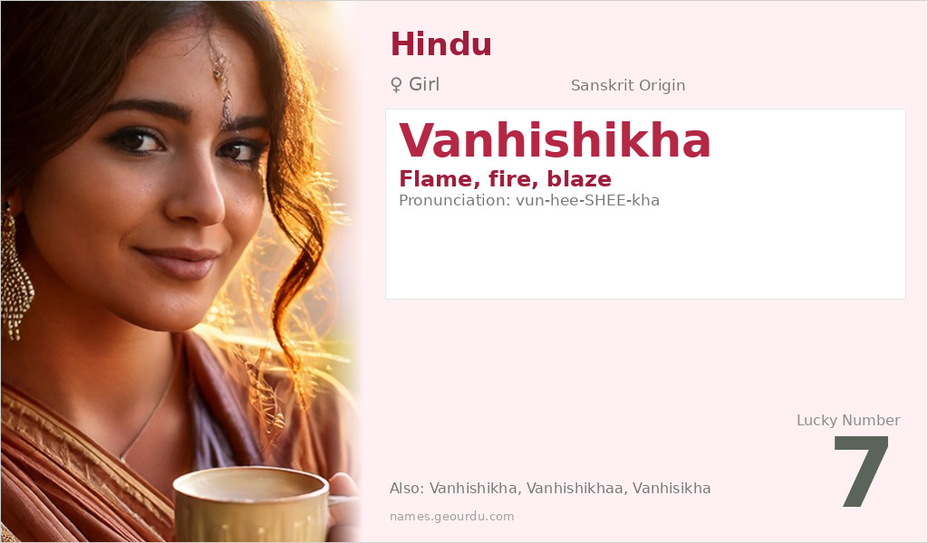 Vanhishikha Name Meaning and Details