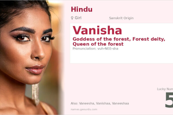 Vanisha Name Meaning — Sanskrit Origin, Girl Name & Details (2025)