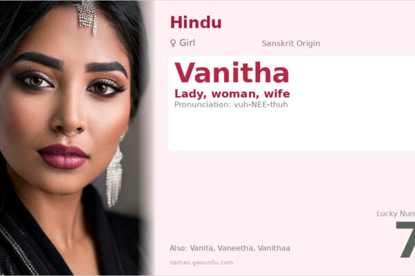 Vanitha Name Meaning — Sanskrit Origin, Girl Name & Details (2025)