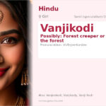 Vanjikodi Name Meaning and Details