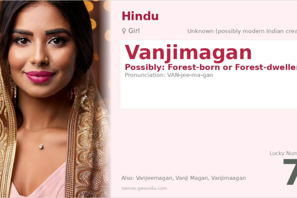 Vanjimagan Name Meaning — Origin, Gender & Details (2025)
