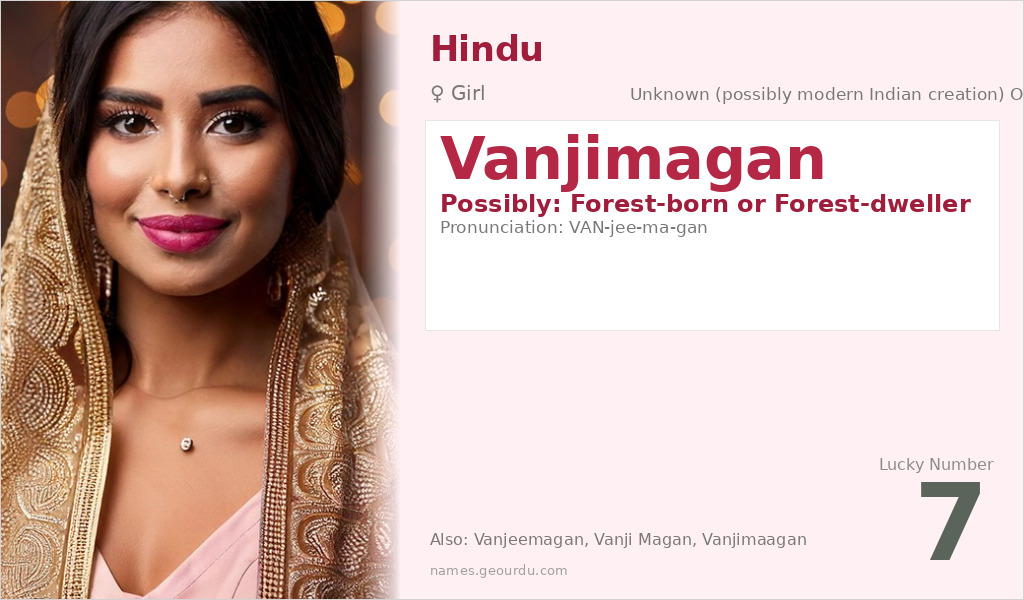 Vanjimagan Name Meaning and Details