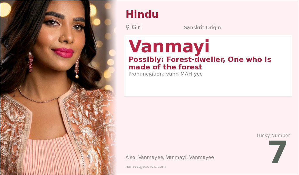 Vanmayi Name Meaning and Details