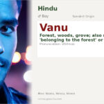 Vanu Name Meaning and Details