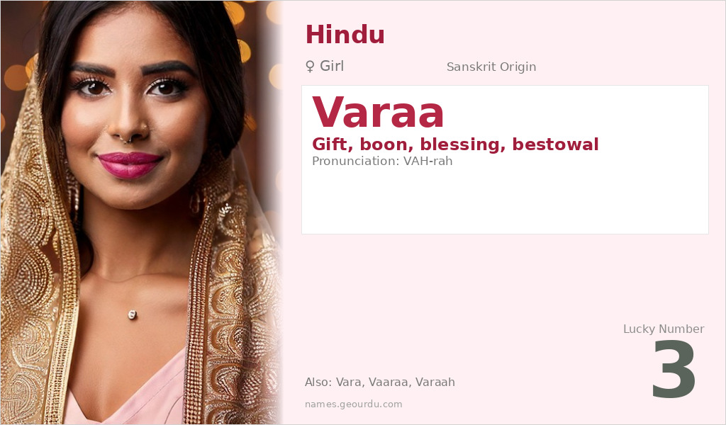 Varaa Name Meaning and Details