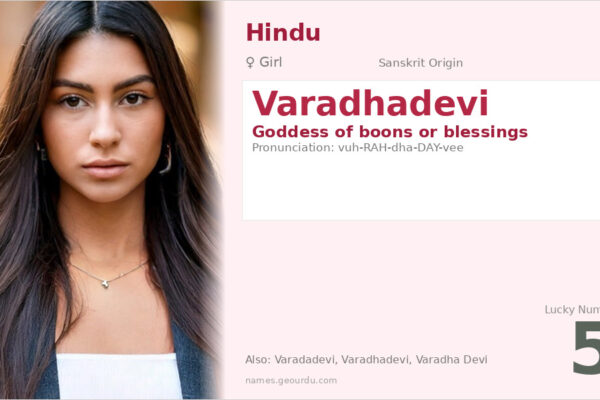Varadhadevi Meaning — Sanskrit Origin, Goddess Name & Details (2025)